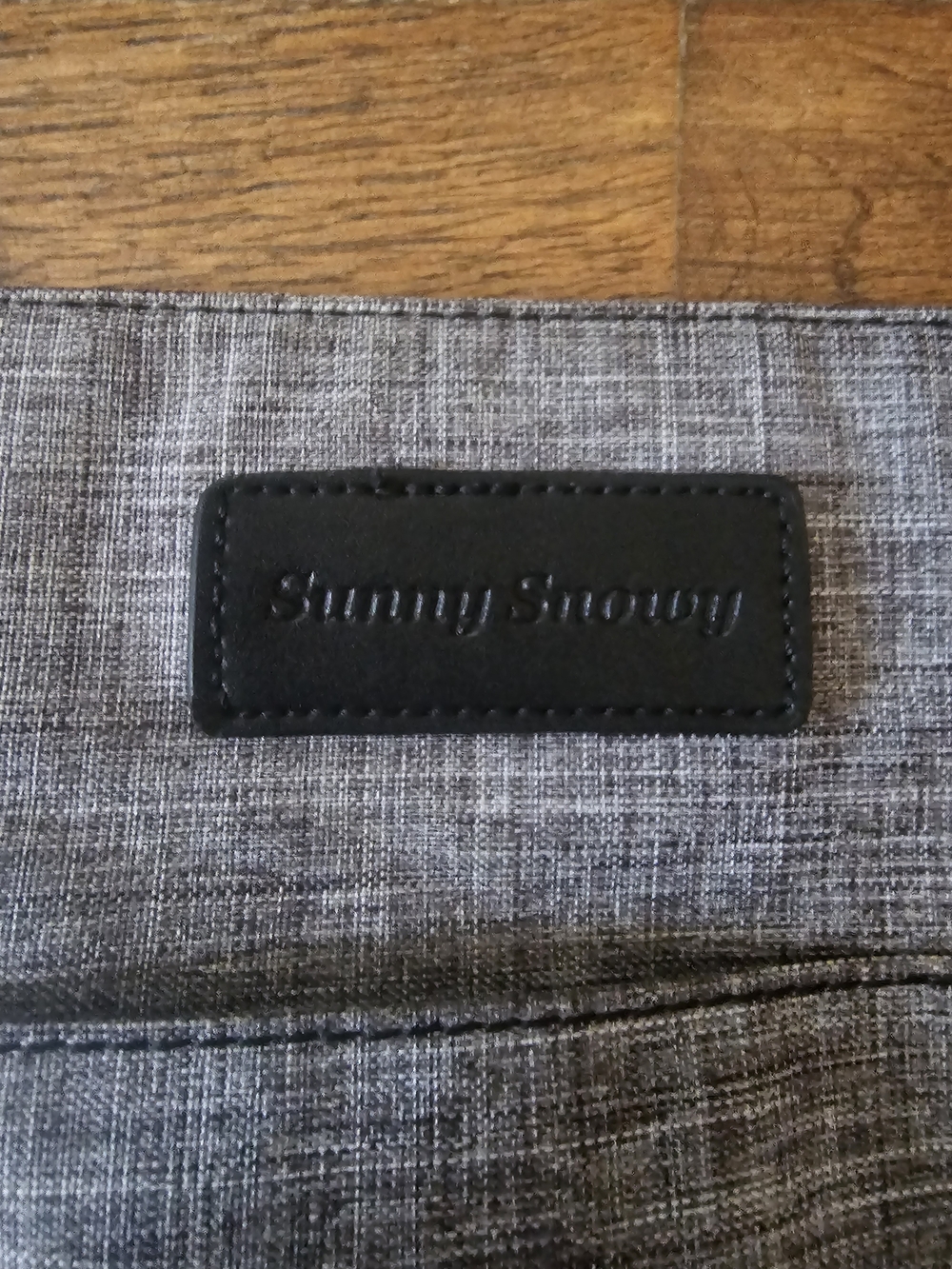 SunnySnowy Grey Laptop Bag for Women